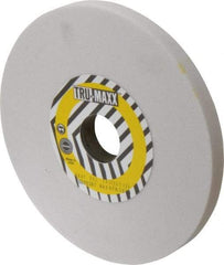 Tru-Maxx - 7" Diam x 1-1/4" Hole x 1/2" Thick, J Hardness, 80 Grit Surface Grinding Wheel - Aluminum Oxide, Type 1, Medium Grade, 3,600 Max RPM, Vitrified Bond, No Recess - Exact Industrial Supply