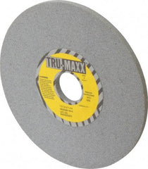 Tru-Maxx - 7" Diam x 1-1/4" Hole x 1/4" Thick, K Hardness, 80 Grit Surface Grinding Wheel - Aluminum Oxide, Type 1, Medium Grade, 3,600 Max RPM, Vitrified Bond, No Recess - Exact Industrial Supply