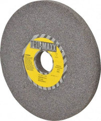Tru-Maxx - 7" Diam x 1-1/4" Hole x 1/2" Thick, J Hardness, 46 Grit Surface Grinding Wheel - Aluminum Oxide, Type 1, Coarse Grade, 3,600 Max RPM, Vitrified Bond, No Recess - Exact Industrial Supply