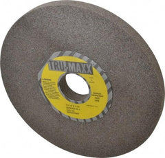 Tru-Maxx - 7" Diam x 1-1/4" Hole x 1/2" Thick, J Hardness, 60 Grit Surface Grinding Wheel - Aluminum Oxide, Type 1, Medium Grade, 3,600 Max RPM, Vitrified Bond, No Recess - Exact Industrial Supply