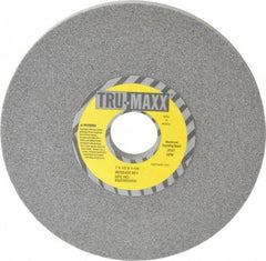 Tru-Maxx - 7" Diam x 1-1/4" Hole x 1/2" Thick, I Hardness, 80 Grit Surface Grinding Wheel - Aluminum Oxide, Type 1, Medium Grade, 3,600 Max RPM, Vitrified Bond, No Recess - Exact Industrial Supply