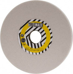 Tru-Maxx - 7" Diam x 1-1/4" Hole x 1/2" Thick, K Hardness, 80 Grit Surface Grinding Wheel - Aluminum Oxide, Type 1, Medium Grade, 3,600 Max RPM, Vitrified Bond, No Recess - Exact Industrial Supply