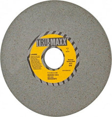 Tru-Maxx - 7" Diam x 1-1/4" Hole x 1/4" Thick, K Hardness, 100 Grit Surface Grinding Wheel - Aluminum Oxide, Type 1, Fine Grade, 3,600 Max RPM, Vitrified Bond, No Recess - Exact Industrial Supply
