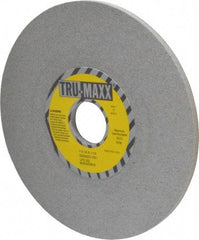 Tru-Maxx - 7" Diam x 1-1/4" Hole x 1/4" Thick, I Hardness, 100 Grit Surface Grinding Wheel - Aluminum Oxide, Type 1, Fine Grade, 3,600 Max RPM, Vitrified Bond, No Recess - Exact Industrial Supply
