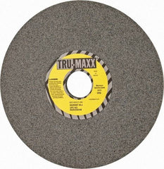 Tru-Maxx - 8" Diam x 1-1/4" Hole x 1/4" Thick, J Hardness, 60 Grit Surface Grinding Wheel - Aluminum Oxide, Type 1, Medium Grade, 3,600 Max RPM, Vitrified Bond, No Recess - Exact Industrial Supply