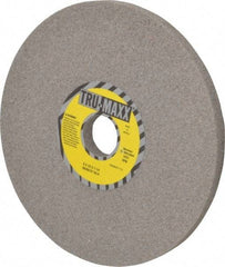 Tru-Maxx - 8" Diam x 1-1/4" Hole x 1/2" Thick, H Hardness, 60 Grit Surface Grinding Wheel - Aluminum Oxide, Type 1, Medium Grade, 3,600 Max RPM, Vitrified Bond, No Recess - Exact Industrial Supply