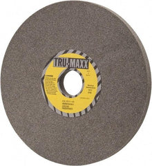 Tru-Maxx - 8" Diam x 1-1/4" Hole x 1/2" Thick, I Hardness, 80 Grit Surface Grinding Wheel - Aluminum Oxide, Type 1, Medium Grade, 3,600 Max RPM, Vitrified Bond, No Recess - Exact Industrial Supply