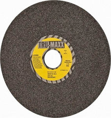 Tru-Maxx - 8" Diam x 1-1/4" Hole x 1/4" Thick, H Hardness, 46 Grit Surface Grinding Wheel - Aluminum Oxide, Type 1, Coarse Grade, 3,105 Max RPM, Vitrified Bond, No Recess - Exact Industrial Supply