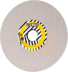 Tru-Maxx - 8" Diam x 1-1/4" Hole x 1/4" Thick, I Hardness, 60 Grit Surface Grinding Wheel - Aluminum Oxide, Type 1, Medium Grade, 3,600 Max RPM, Vitrified Bond, No Recess - Exact Industrial Supply