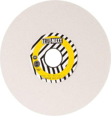Tru-Maxx - 8" Diam x 1-1/4" Hole x 1/4" Thick, I Hardness, 100 Grit Surface Grinding Wheel - Aluminum Oxide, Type 1, Fine Grade, 3,600 Max RPM, Vitrified Bond, No Recess - Exact Industrial Supply