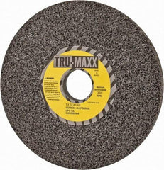 Tru-Maxx - 7" Diam x 1-1/4" Hole x 1/2" Thick, I Hardness, 46 Grit Surface Grinding Wheel - Aluminum Oxide, Type 1, Coarse Grade, 3,600 Max RPM, Vitrified Bond, No Recess - Exact Industrial Supply