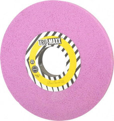 Tru-Maxx - 12" Diam x 3" Hole x 1" Thick, G Hardness, 46 Grit Surface Grinding Wheel - Aluminum Oxide, Type 1, Coarse Grade, 2,069 Max RPM, Vitrified Bond, No Recess - Exact Industrial Supply