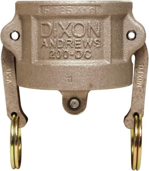 Dixon Valve & Coupling - 5" Aluminum Cam & Groove Suction & Discharge Hose Dust Cap For Use with Adapters - Part DC, 75 Max psi - Exact Industrial Supply
