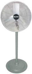 TPI - 30" Blade, 1/4 hp, 9,200 Max CFM, Single Phase Pedestal Stand Explosion Proof Fan - 5/2.6 Amps, 120/240 Volts - Exact Industrial Supply