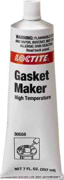 Loctite - 7 oz Tube Gray RTV Silicone Gasket Sealant - -50 to 600°F Operating Temp - Exact Industrial Supply