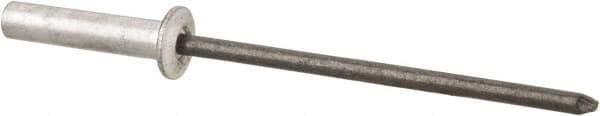 RivetKing - Size 46 Dome Head Aluminum Closed End Sealing Blind Rivet - Steel Mandrel, 0.313" to 3/8" Grip, 1/4" Head Diam, 0.129" to 0.133" Hole Diam, 0.61" Length Under Head, 1/8" Body Diam - Exact Industrial Supply
