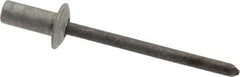 RivetKing - Size 64 Dome Head Aluminum Closed End Sealing Blind Rivet - Steel Mandrel, 0.188" to 1/4" Grip, 3/8" Head Diam, 0.192" to 0.196" Hole Diam, 0.531" Length Under Head, 3/16" Body Diam - Exact Industrial Supply