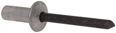 RivetKing - Size 86 Dome Head Aluminum Closed End Sealing Blind Rivet - Steel Mandrel, 1/8" to 1/4" Grip, 1/2" Head Diam, 0.257" to 0.261" Hole Diam, 0.695" Length Under Head, 1/4" Body Diam - Exact Industrial Supply