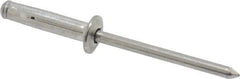 RivetKing - Size 0523 Dome Head Aluminum Tri Folding Blind Rivet - Aluminum Mandrel, 0.04" to 0.275" Grip, 0.315" Head Diam, 0.165" to 0.178" Hole Diam, 0.81" Length Under Head, 5/32" Body Diam - Exact Industrial Supply