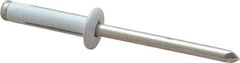 RivetKing - Size 0625 Dome Head Aluminum Tri Folding Blind Rivet - Aluminum Mandrel, 0.04" to 0.354" Grip, 0.386" Head Diam, 0.196" to 0.209" Hole Diam, 0.906" Length Under Head, 3/16" Body Diam - Exact Industrial Supply