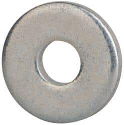 RivetKing - Size 4, 1/8" Rivet Diam, Zinc-Plated Steel Round Blind Rivet Backup Washer - 1/16" Thick, 1/8" ID, 3/8" OD - Exact Industrial Supply