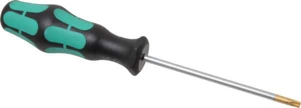 Wera - T20 Torx Driver - 3-15/16" Blade Length, 7-25/32" OAL, Ergonomic Handle - Exact Industrial Supply