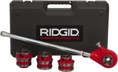 Ridgid - 4 Die Head, 1/2" to 1-1/4" Pipe Capacity, Pipe Threader Set - Compatible with Ridgid 12-R - Exact Industrial Supply