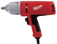 Milwaukee Tool - 1/2 Inch Drive, 300 Ft./Lbs. Torque, Pistol Grip Handle, 1,800 RPM, Impact Wrench - 7 Amps, 120 Volts - Exact Industrial Supply