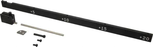 SPI - 26" OAL, Accurate up to 0.003", Anodized Caliper Extender - 1 Piece, For Use with 6" Dial, Vernier & Electronic Calipers - Exact Industrial Supply