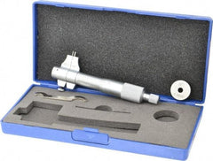Fowler - 0.2 to 1.2", Mechanical Inside Micrometer - 0.001" Graduation, 0.0002" Accuracy, Ratchet Stop Thimble - Exact Industrial Supply