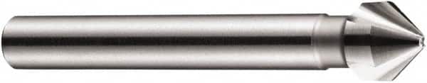 DORMER - 8mm Shank Diam, 3 Flute 82° High Speed Steel Countersink - Exact Industrial Supply