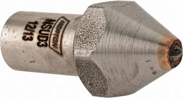 Norton - 1/3 Carat Single Point Diamond Dresser - 1-7/16" Long x 7/16" Shank Diam, 5/8" Diam Head - Exact Industrial Supply