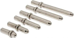 Value Collection - 6 Piece, 6 to 10 Inch Measurement Range, Bore Gage Anvil Set - For Use with Dial Bore Gages - Exact Industrial Supply