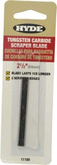 Hyde Tools - Solid Carbide 2-Edge Scraper Replacement Blade - 5-7/8" Blade Length x 2-1/2" Blade Width, For 10620 - Exact Industrial Supply