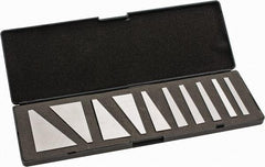 Value Collection - 1 to 30° Angle, 3 Inch Long, Steel, Angle Block Set - Exact Industrial Supply