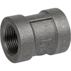 Black Pipe Fittings; Fitting Type: Coupling; Fitting Size: 2-1/2″; Material: Malleable Iron; Finish: Black; Fitting Shape: Straight; Thread Standard: NPT; Connection Type: Threaded; Lead Free: No