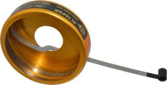 Made in USA - 0.001 Inch Graduation, 3/4 to 7 Inch Measurement, Spring Steel Diameter Tape Measure - 1/2 Inch Wide, 0.007 Inch Thick - Exact Industrial Supply