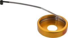 Made in USA - 0.001 Inch Graduation, 2 to 24 Inch Measurement, Spring Steel Diameter Tape Measure - 1/2 Inch Wide, 0.01 Inch Thick - Exact Industrial Supply