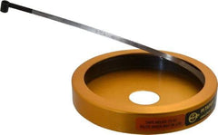 Made in USA - 0.001 Inch Graduation, 120 to 132 Inch Measurement, Spring Steel Diameter Tape Measure - 1/2 Inch Wide, 0.01 Inch Thick - Exact Industrial Supply