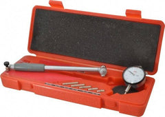 Value Collection - 6 Anvil, 1.4 to 2.4" Dial Bore Gage - 0.0005" Graduation, 6" Gage Depth - Exact Industrial Supply