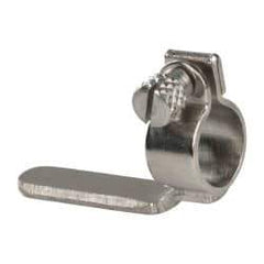 Value Collection - Satin Chrome Coated Caliper Gage Indicator Adapter - Use With Stainless Steel Indicator Caliper Gages - Exact Industrial Supply