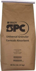 Brady SPC Sorbents - 40 Lb Bag Corncob Granular Sorbent - Universal Use - Exact Industrial Supply