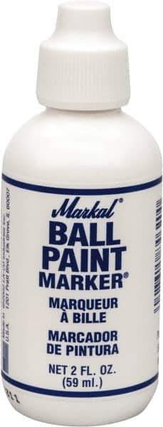 Markal - White Marker/Paintstick - Alcohol Base Ink - Exact Industrial Supply