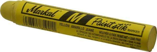 Markal - Yellow Paint Marker - Oil Base Ink - Exact Industrial Supply