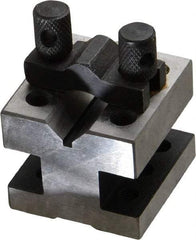 Value Collection - 19/32" Max Capacity, 90° Angle, Hardened Steel V-Block - 1-3/8" Long x 1-3/8" Wide x 1-3/16" High, Sold as Individual - Exact Industrial Supply