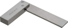 Value Collection - 2-1/2" Blade Length, 1-1/2" Base Length Steel Square - 0.0003" Accuracy, Beveled Edge - Exact Industrial Supply