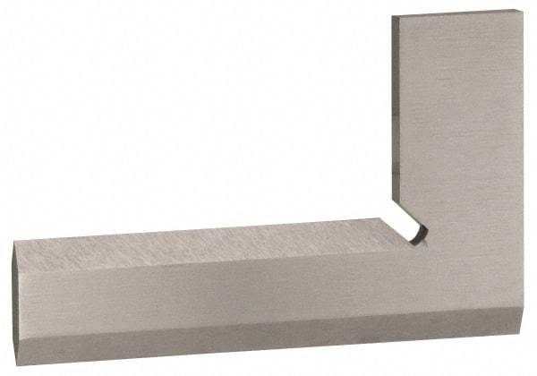 Value Collection - 7-7/8" Blade Length, 5" Base Length Steel Square - 0.0016" Accuracy, Beveled Edge - Exact Industrial Supply
