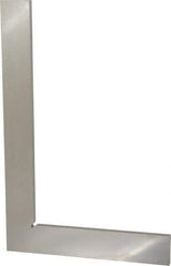 Value Collection - 10-1/2" Blade Length, 6-3/8" Base Length Tool Steel Square - 0.0018" Accuracy - Exact Industrial Supply