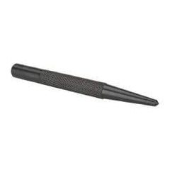 Value Collection - 5/32" Center Punch - 4" OAL, Steel - Exact Industrial Supply