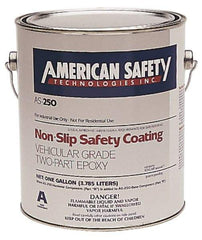 American Safety Technology - 5 Gal Gray Antislip Epoxy - Exact Industrial Supply